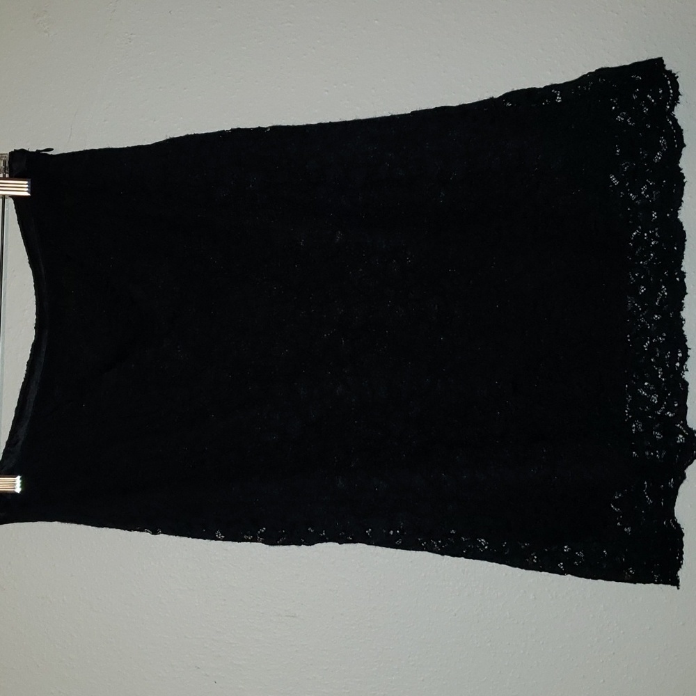The Limited Black Lace Career Work Pencil Skirt Womens A Line Straight
